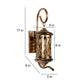 Antique Gold Iron Wall Light - E27 holder - without Bulb - MN0094-1W