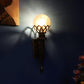 Antique Gold Iron Wall Light - E27 holder - without Bulb - MN090-1W