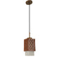 Golden Metal Hanging Light - MNO-41-1P - Included Bulb