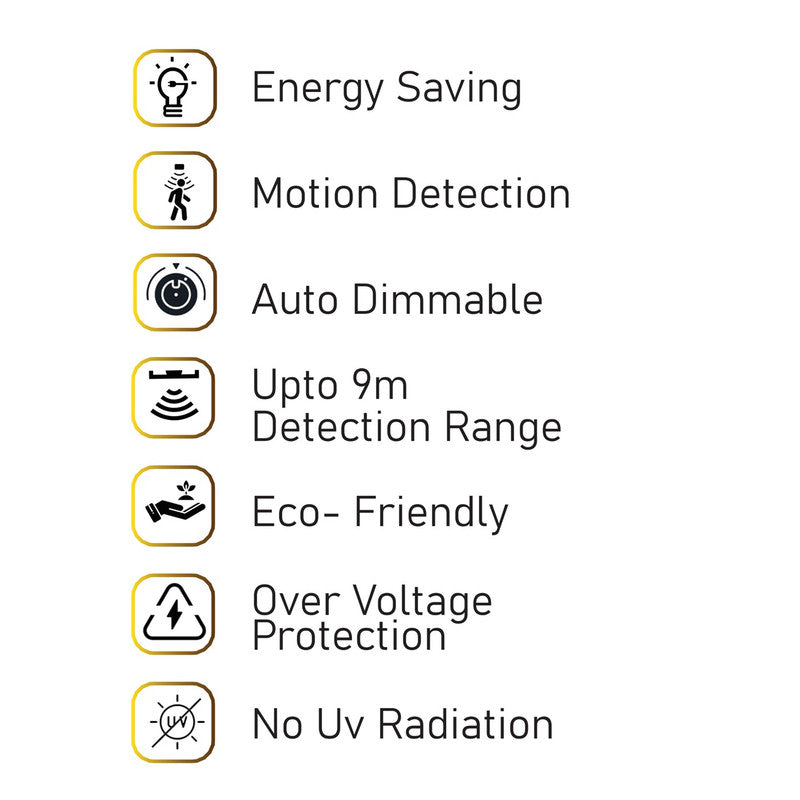Roud Motion Sensor OCT-XSRPL-16DM Round Motion Sensor Dimmable Surface Downlight 16w