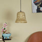 ELIANTE Khadi Brown Cane Wood Hanging Lights- MRL-88-1LP -HL - without bulb