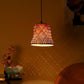 ELIANTE Khadi Brown Cane Wood Hanging Lights- MRL-88-1LP -HL - without bulb