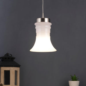 Silver Metal Hanging Light - MT-2388-1P - Included Bulb