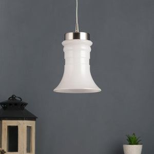 Silver Metal Hanging Light - MT-2388-1P - Included Bulb