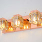 JSPHILO 3-215-3xG9 Shine Crystal Mirror Light