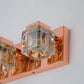 JSPHILO 3-215-3xG9 Shine Crystal Mirror Light