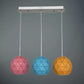 JSPHILO-Multicolour 4-215-3xE27 Modern hanging Light