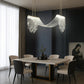 Elysian Draped Crystal LED Chandelier – Luxury K9 Crystal Statement Light for Dining & Living Spaces