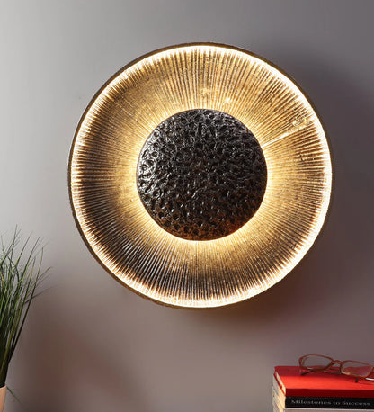 Nickel Metal LED Novelty Wall Light (Silver) | 1021 | Included Bulb | Eliante by Jainsons Lights