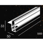 NL-MT 10mm Trimless Recessed Magnetic Track Channel