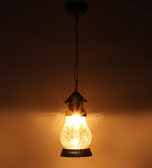 Golden Metal Hanging Light -Nmf-30-1p - Included Bulb