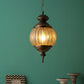 Antique Metal Wall Light Yellow Glass NO.136-HL