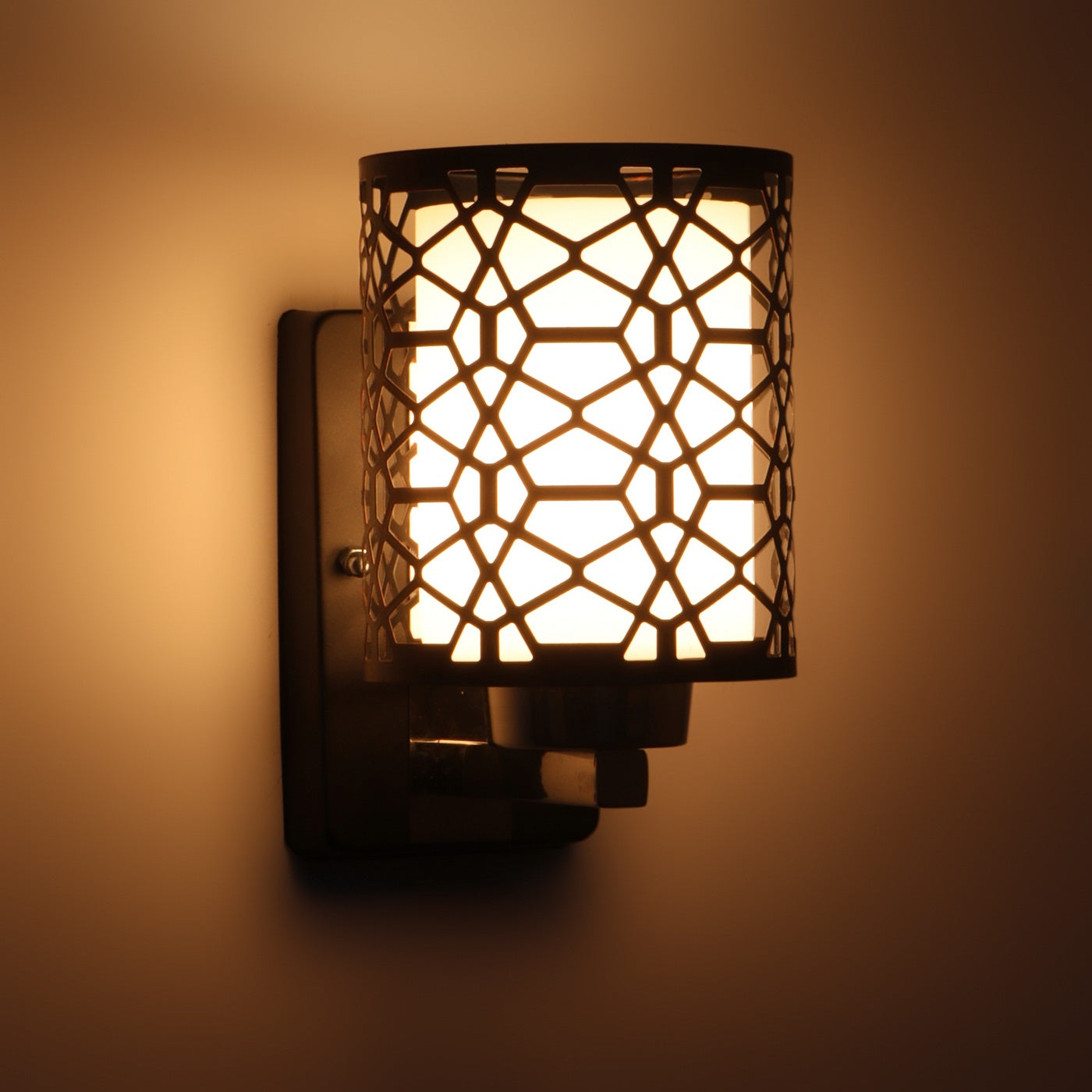 Black Metal Wall Light - JMSF-150-1w - Included Bulb