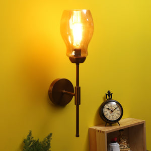 Gold Metal Wall Light - no-154-1w - Included Bulb