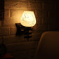 Marrón Brown Wood Wall Light - O-21-1W-CFL-HALO - Included Bulbs