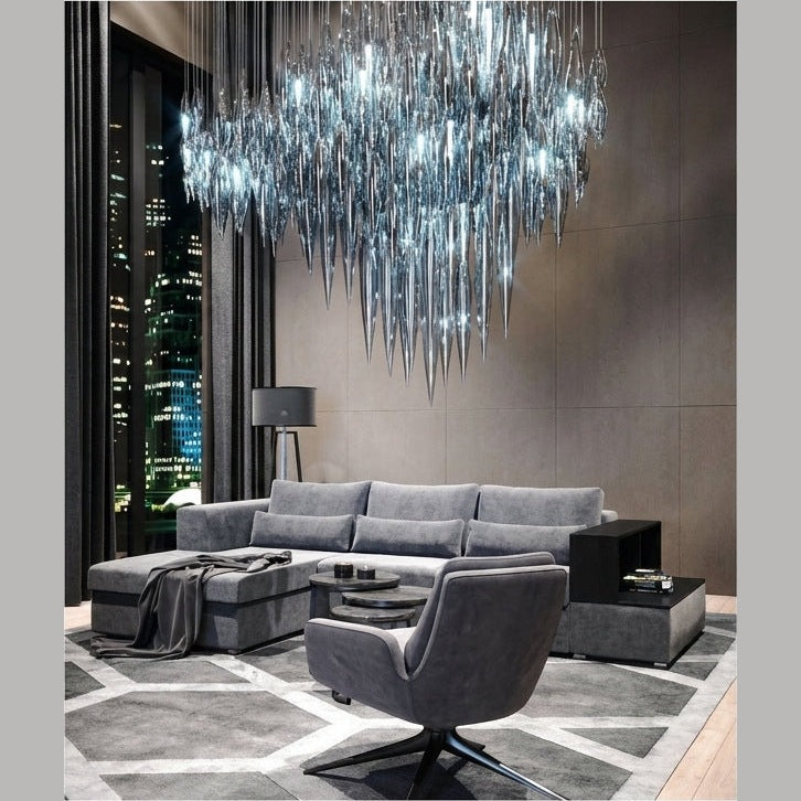 OPERA Faceted Crystal Spike Suspension Collection – full view