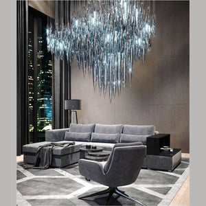 OPERA Faceted Crystal Spike Suspension Collection – full view