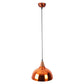 Intricate Orange Metal Hanging Light | P5-10"-ORANGE+WH | Included Bulb | Eliante by Jainsons Lights