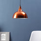 Intricate Orange Metal Hanging Light | P5-10"-ORANGE+WH | Included Bulb | Eliante by Jainsons Lights