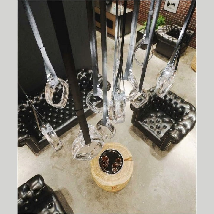 ORIGIN Hand-Blown Glass Link Suspension Collection – full view