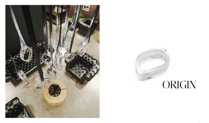 ORIGIN Hand-Blown Glass Link Suspension Collection – A Statement Piece for Modern Lobbies & Lofts