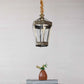 Orvian Gold Brass Hanging Light  | E27 holder | without Bulb | 2025-1LP | Included Bulb | Eliante by Jainsons Lights