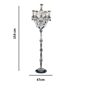 Oxford Crystal Floor Lamp-6FL