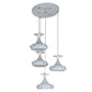 ELIANTE White Iron Hanging Lights- P-35-4LP-LED - Inbuilt LED