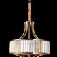 JS-SBL DF-09-052 Antique Brass Crystal Chandeliers