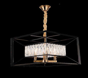 JS-SBL DF-09-054 Black & Antique Brass Classic Chandeliers
