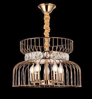 JS-SBL DF-09-065 Antique Brass Luxury Chandelier
