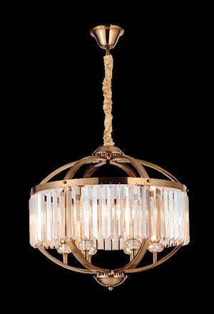 JS-SBL DF-09-069 Antique Brass Led Chandelier