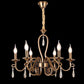 JS-SBL DF-09-076 Antique Brass Candle Arm Chandeliers
