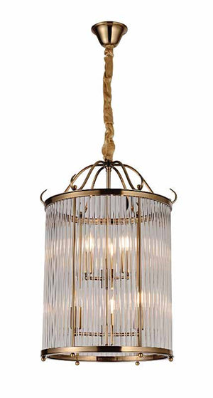 JS-SBL DF-09-078 Antique Brass Crystal Chandeliers