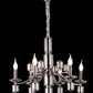 JS-SBL DF-09-083 Gunmetal Black Candle Arm Chandeliers