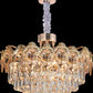 JS-SBL FL-10-007 Gold & Clear Crystal Chandeliers