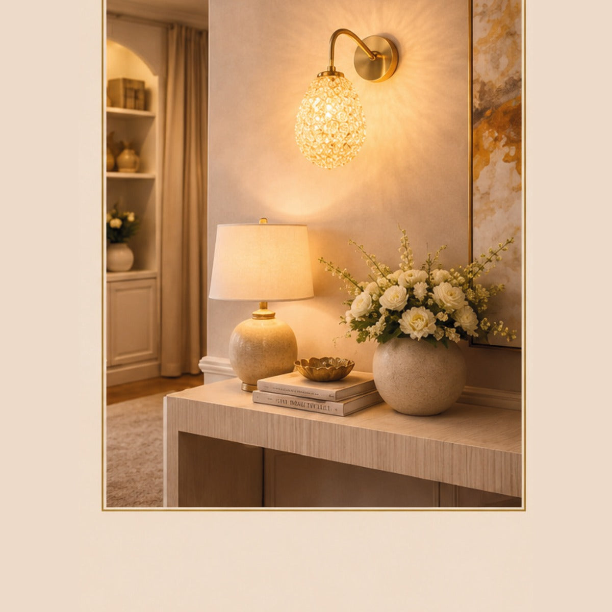 SAPPHIRE WALL HNG in a room setting
