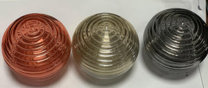 Ribbed Glass Dome Cluster Pendant Chandelier – A Warm Statement for Reception Lobbies