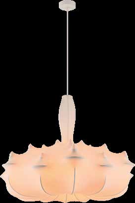 JS-SBL SR-09-004 White Original Silk Glass Hanging Lights