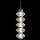 JS-SBL LG-265 Matt Brass & Amber Glass Hanging Lights