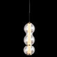 JS-SBL LG-276 Matt Brass & Amber Glass Hanging Lights