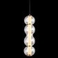 JS-SBL LG-279 Gunmetal Black & Smoke Glass Ball Pendant Lights