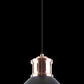 JS-SBL AT-09-012 Matt Rosegold & Black Metal Hanging Lights