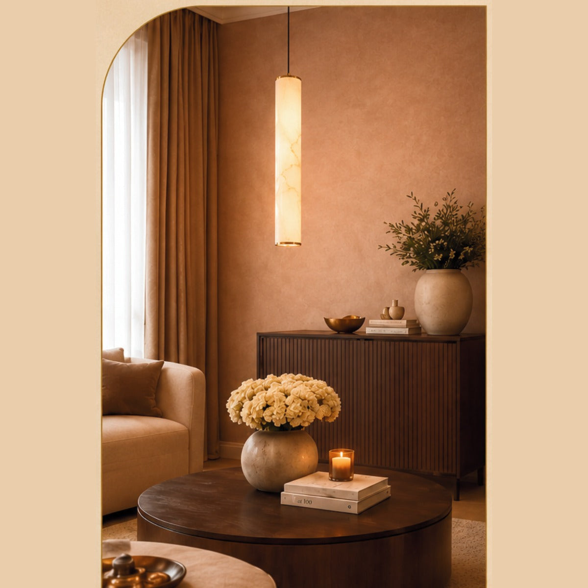 MARBLE HNG in a room setting
