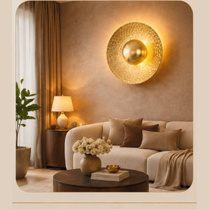 Disc in a room setting
