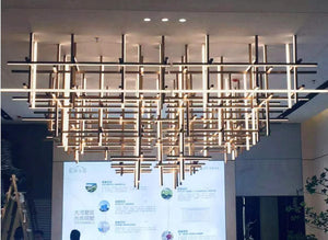 Luminous Orb Garland Chandelier – Wave-Form String Lighting for Feature Walls & Ceilings