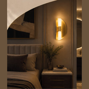 Brass O in a room setting