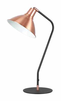 JS-SBL AT-09-020 Matt Rosegold Reading Desk Lamp