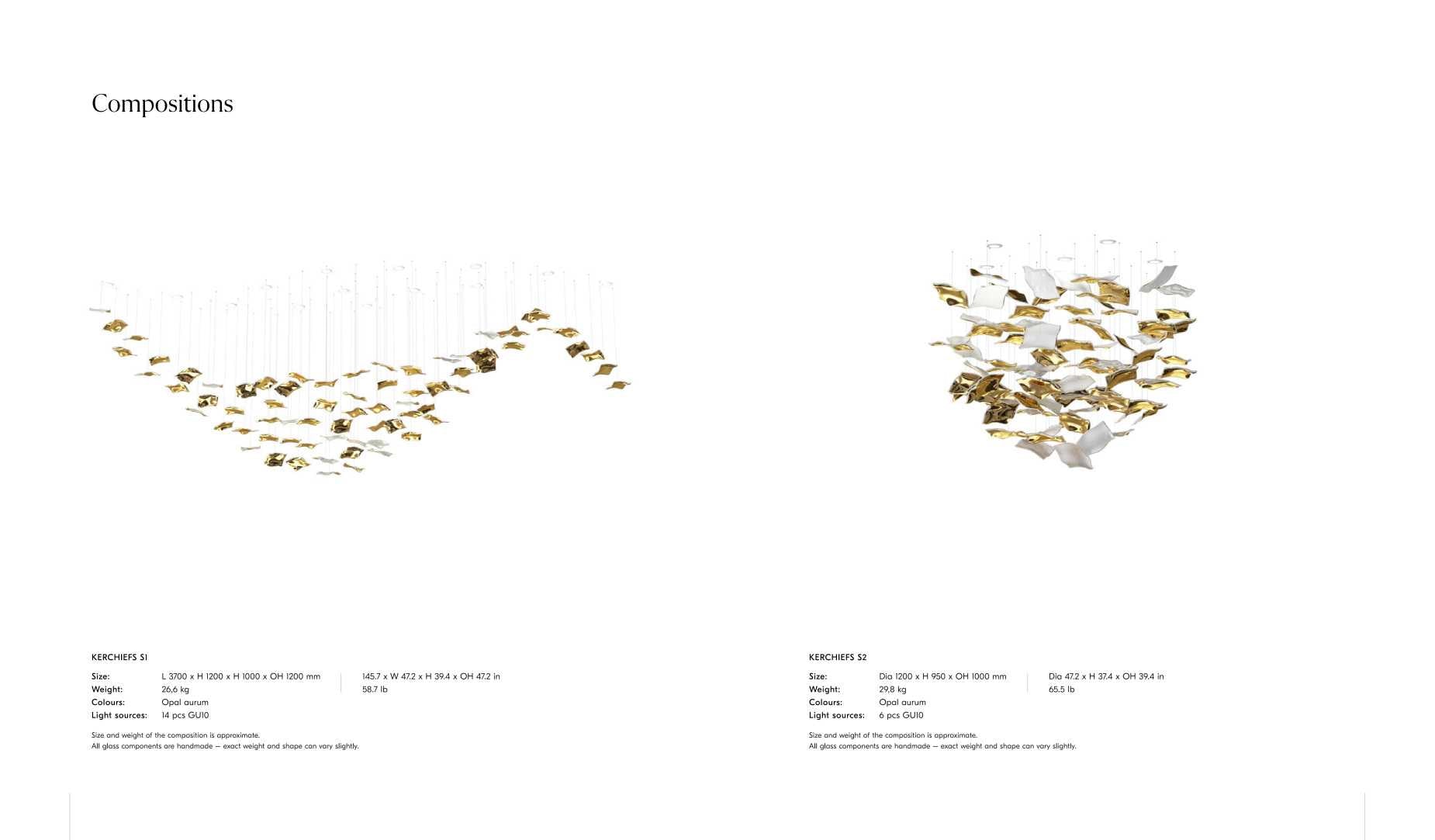 Kerchiefs Folded Glass Suspension Collection – A Statement Piece for Grand Foyers & Living Rooms - image 2