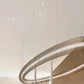 Woven Mesh Halo Ring Chandelier – A Sculptural Statement for Modern Lobbies
